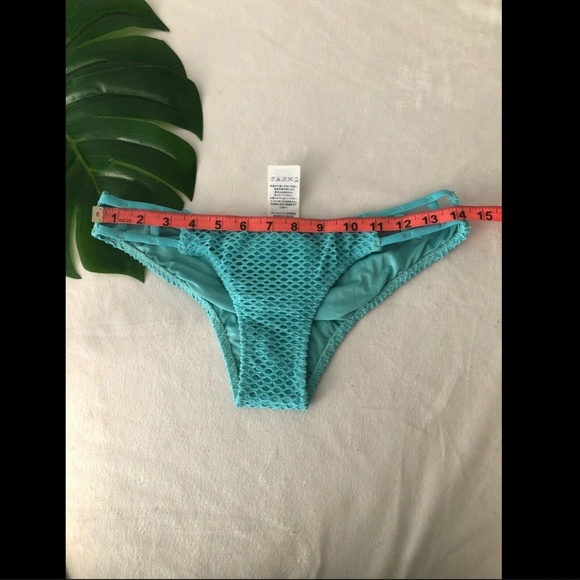 NWT Volcom 'Love & Haight' Retro Bikini Bottoms‎ Blue Bird [ SZ Small ] - Picture 2 of 8